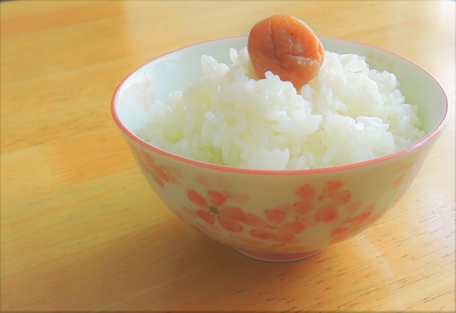 Umeboshi on White Rice